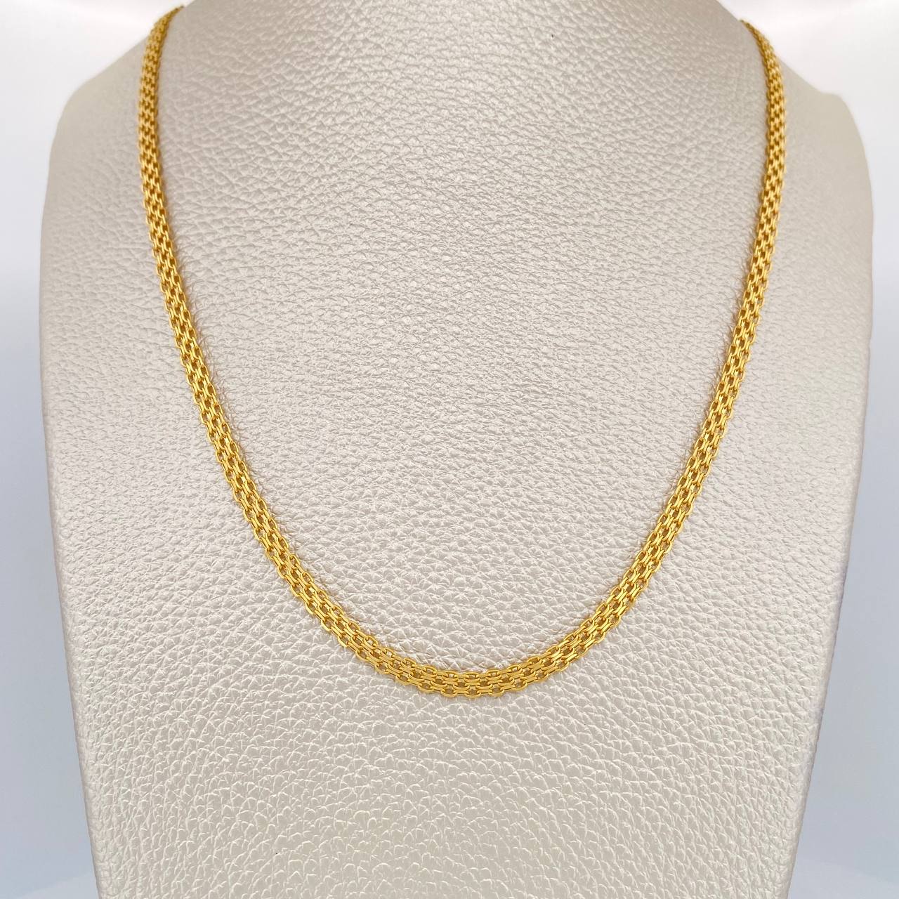 Cadena China 5.55gr / 60cm / 3.25mm Oro Amarillo +1 18K $