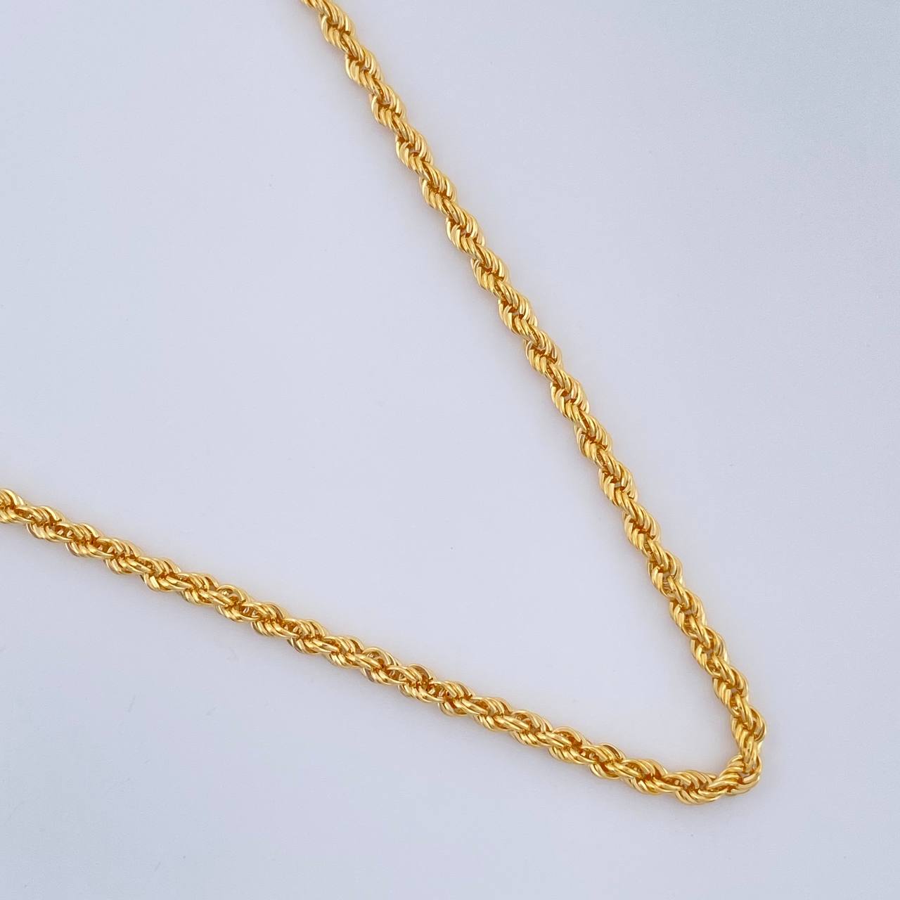 Cadena Lazo 2.4gr / 59.9cm / 1.85mm Oro Amarillo +3 18K $