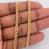 Cadena Escalera Volga 8.1gr / 60.3cm / 2.88mm Oro Amarillo +3 18K $