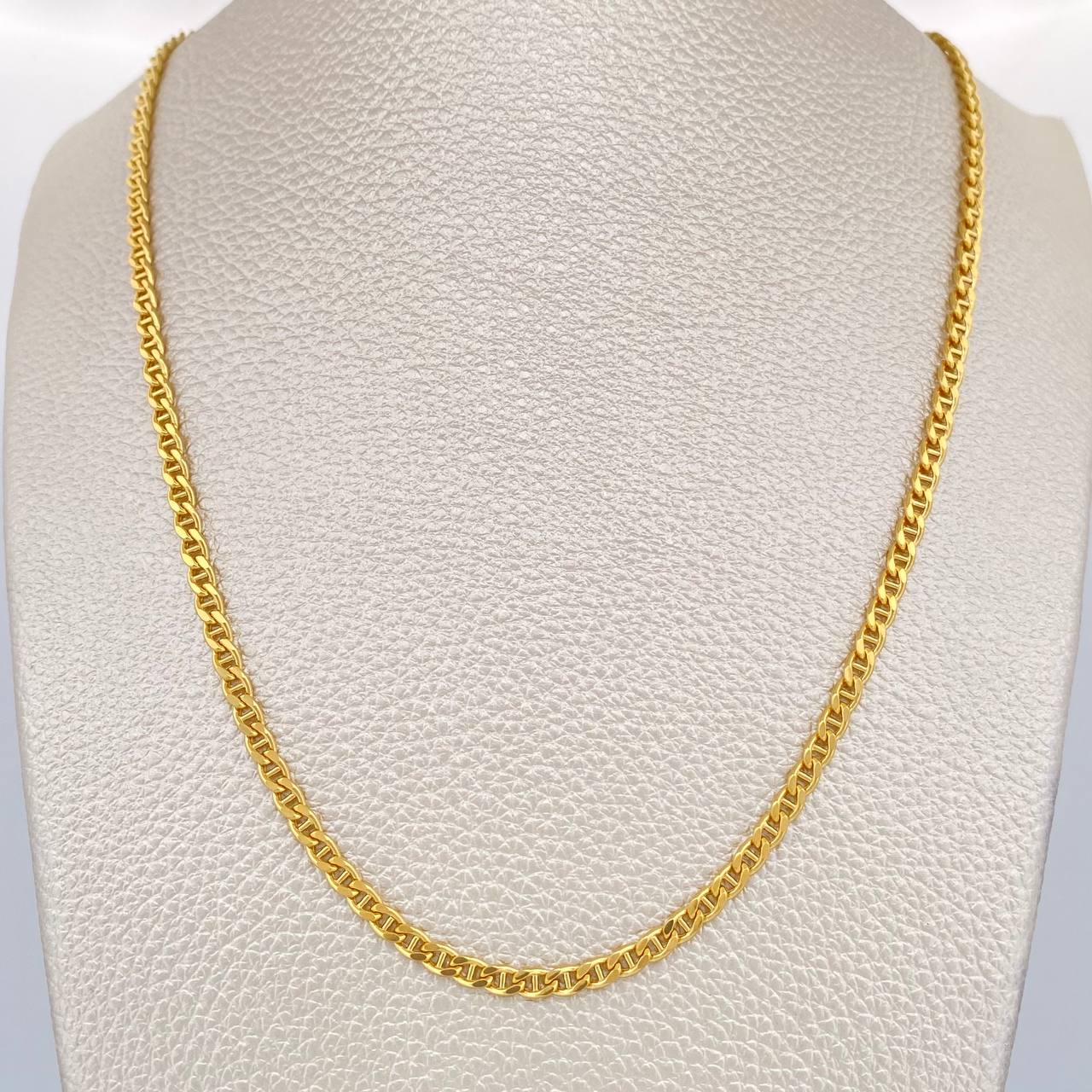 Cadena Escalera Volga 8.1gr / 60.3cm / 2.88mm Oro Amarillo +3 18K $