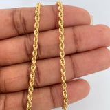 Cadena Lazo 5.1gr / 60cm / 2.58mm Oro Amarillo +3 18K $