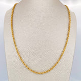 Cadena Lazo 5.05gr / 60.3cm / 2.56mm Oro Amarillo +3 18K $
