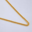 Cadena Cubana Reticulada 1.15gr / 45.8cm / 1.2mm Oro Amarillo +3 18K $