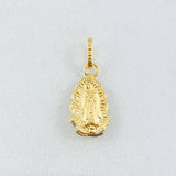 Dije Virge Guadalupe Silueta 0.35gr / 1.5cm / Oro Amarillo 18K *