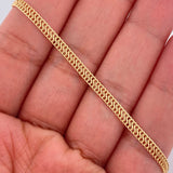 Pulso Sedusa 1.35gr / 20.6cm / Oro Amarillo +3 18K $