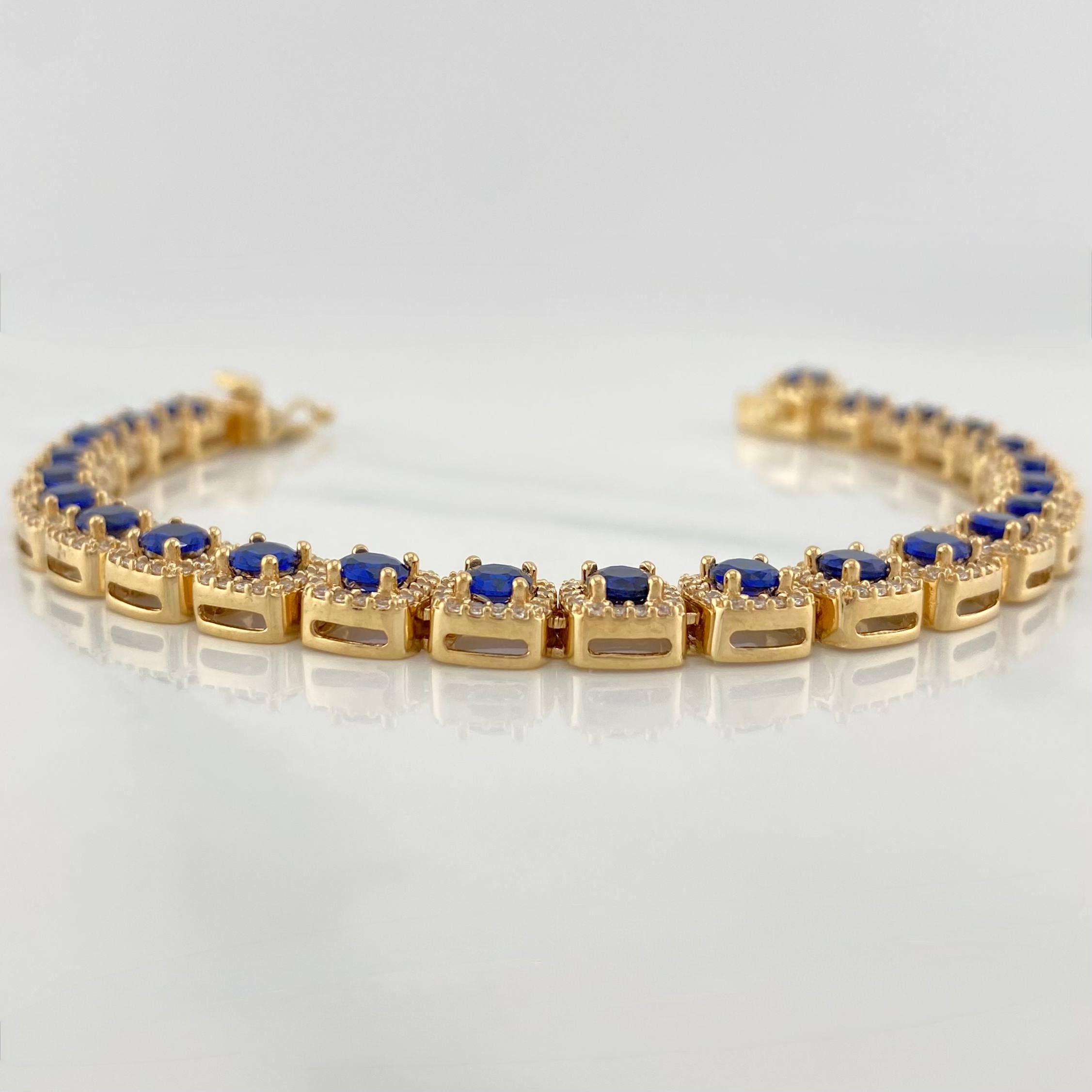 Pulso Tenis 22.8 g / 18 cm / 4.55 mm Oro Amarillo 18K