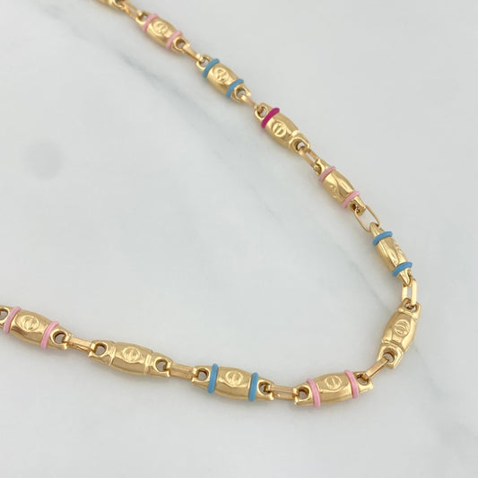 Cadena Rustica Tornillo 12.05 g / 61 cm / 4.35 mm Oro Amarillo 18K