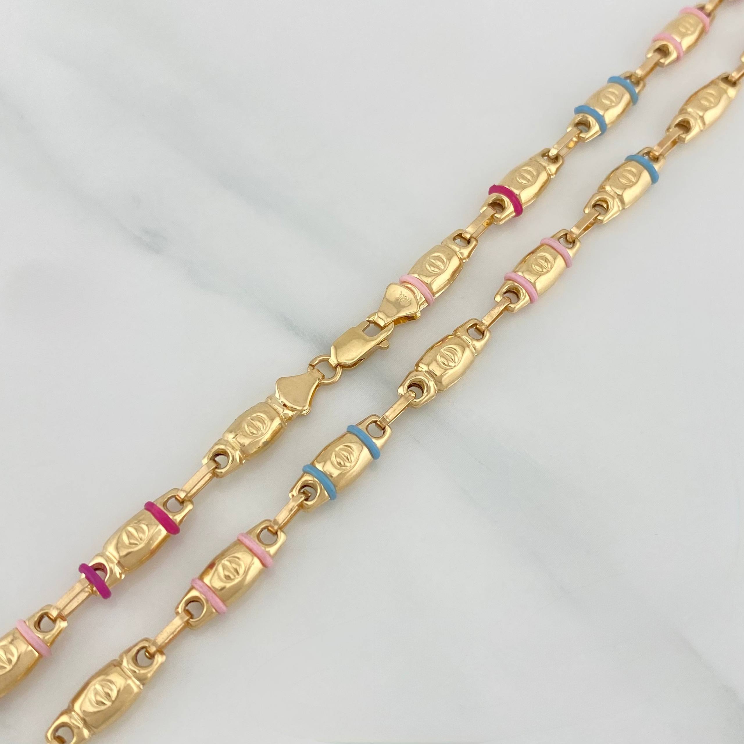 Cadena Rustica Tornillo 12.05 g / 61 cm / 4.35 mm Oro Amarillo 18K