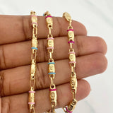 Cadena Rustica Tornillo 12.05 g / 61 cm / 4.35 mm Oro Amarillo 18K