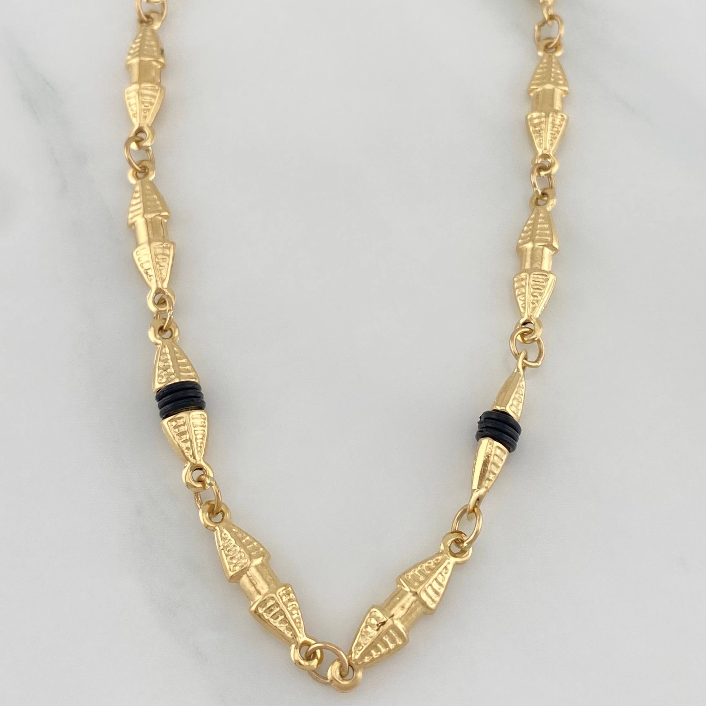 Cadena Rustica Dubai 10.5 g / 63 cm / 3.7 mm Oro Amarillo 18K