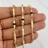 Cadena Rustica Dubai 10.5 g / 63 cm / 3.7 mm Oro Amarillo 18K