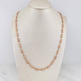 Cadena Rustica Tornillo 8.7 g / 51.5 cm / 3.95 mm Oro Rosa 18K