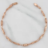 Pulso Rustico Reloj De Arena 3.2 g / 21.5 cm / 1.1 mm Oro Rosa 18K