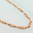 Cadena Rustica Eslabon 7.9 g / 52 cm / 3.25 mm Oro Rosa 18K