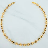 Tobillera Gc 6.25 g / 28 cm / 4.95 mm Oro Amarillo 18K