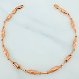 Pulso Rustico Dubai 3.45 g / 21 cm / 1.55 mm Oro Rosa 18K