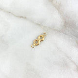 Herraje Infinito 0.4gr / 1.5cm / Oro Amarillo