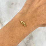 Herraje Infinito 0.3gr / 1.5cm / Oro Amarillo