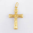 Dije Cruz Cristo 1.35gr / 3.5cm / Oro Amarillo 18K