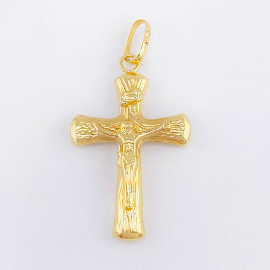 Dije Cruz Cristo 1.35gr / 3.5cm / Oro Amarillo 18K