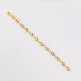 Herraje Retazo GC 13 Eslabones 0.8gr / 8cm / 3.3mm Oro Amarillo 18K