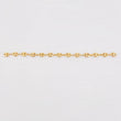 Herraje Retazo GC 13 Eslabones 0.8gr / 8cm / 3.3mm Oro Amarillo 18K