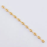 Herraje Retazo GC 11 Eslabones 0.7gr / 7cm / 3.3mm Oro Amarillo 18K