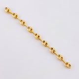 Herraje Retazo GC 9 Eslabones 0.9gr / 6.3cm / 4mm Oro Amarillo 18K