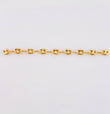 Herraje Retazo GC 9 Eslabones 0.6gr / 5.7cm / 3.3mm Oro Amarillo 18K