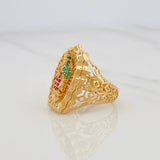 Anillo Virgen de Guadalupe 5.1g / T6 Oro Amarillo 18K