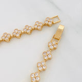 Pulso Flores 11.2g / 16cm / 6mm Oro Amarillo 18K