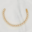 Pulso Flores 11.2g / 16cm / 6mm Oro Amarillo 18K