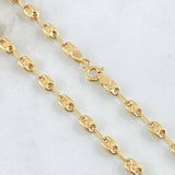 Cadena Rustica Tornillo 7.2gr / 50cm / Oro 18K ©