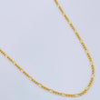 Cadena Figaro 1gr / 44.5cm / 0.8mm Oro Amarillo +1 18K %