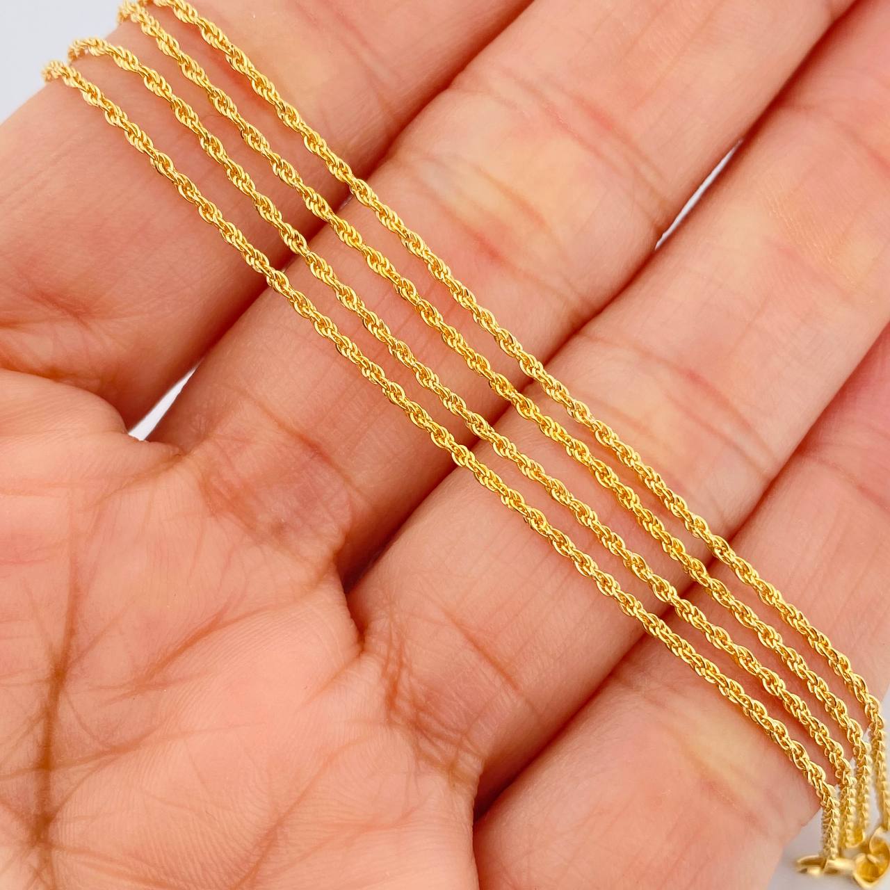 Cadena Lazo 1.15gr / 60cm / 1.1mm Oro Amarillo +3 18K %