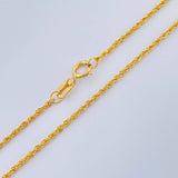 Cadena Lazo 1.15gr / 60cm / 1.1mm Oro Amarillo +3 18K %