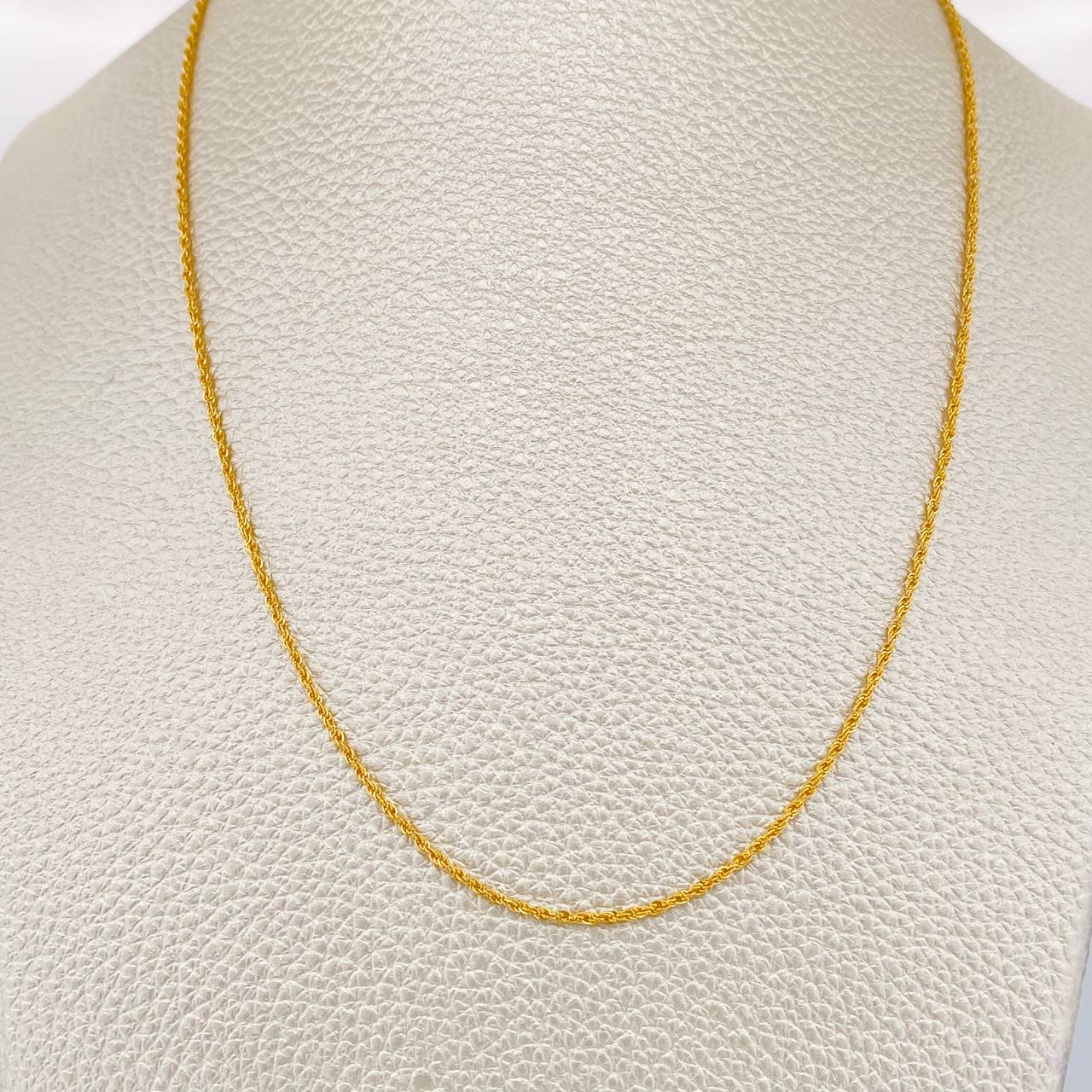 Cadena Lazo 1.1gr / 60cm / 1.05mm Oro Amarillo +3 18K %