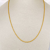 Cadena Lazo 1.1gr / 60cm / 1.05mm Oro Amarillo +3 18K %