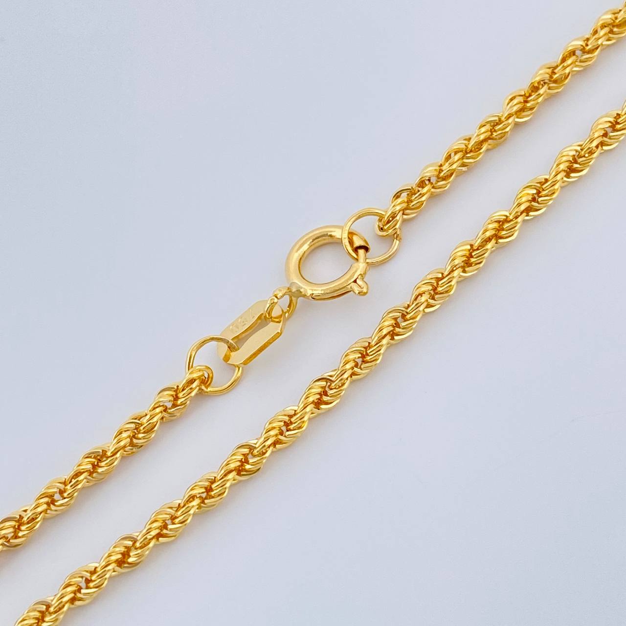 Cadena Lazo 2.4gr / 60cm / 1.4mm Oro Amarillo +3 18K %