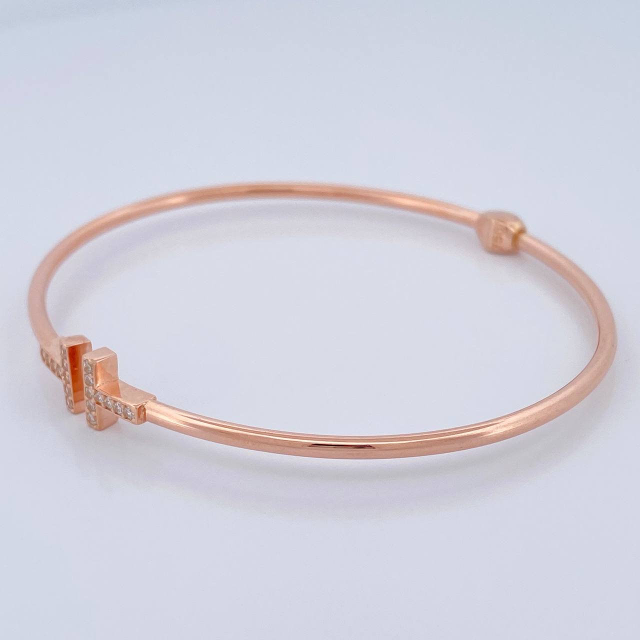 Pulso Aro T 4.85gr / 19cm / 1.8mm Oro Rosa +4 18K $