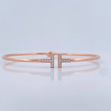 Pulso Aro T 4.85gr / 19cm / 1.8mm Oro Rosa +4 18K $