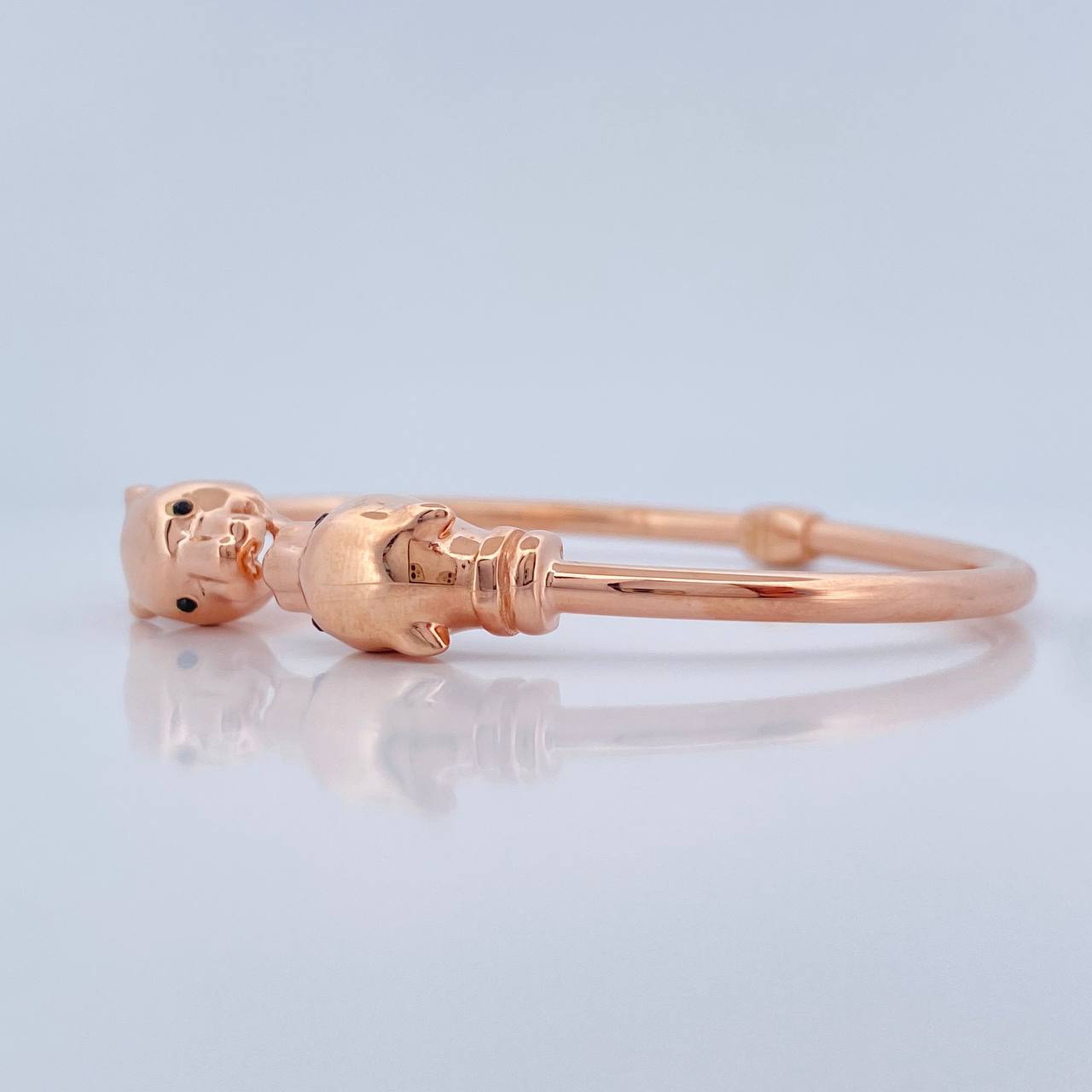 Pulso Aro Pantera 10.1gr / 18cm / 2.77mm Oro Rosa +4 18K $