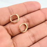 Candongas Tubulares 1.65gr / 1cm / Oro Amarillo 18K %