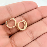 Candongas Escalera 3.25gr / 1.2cm / Oro Amarillo 18K %