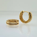 Candongas Linea Bv 3.95gr / 1.3cm / Oro Amarillo 18K %