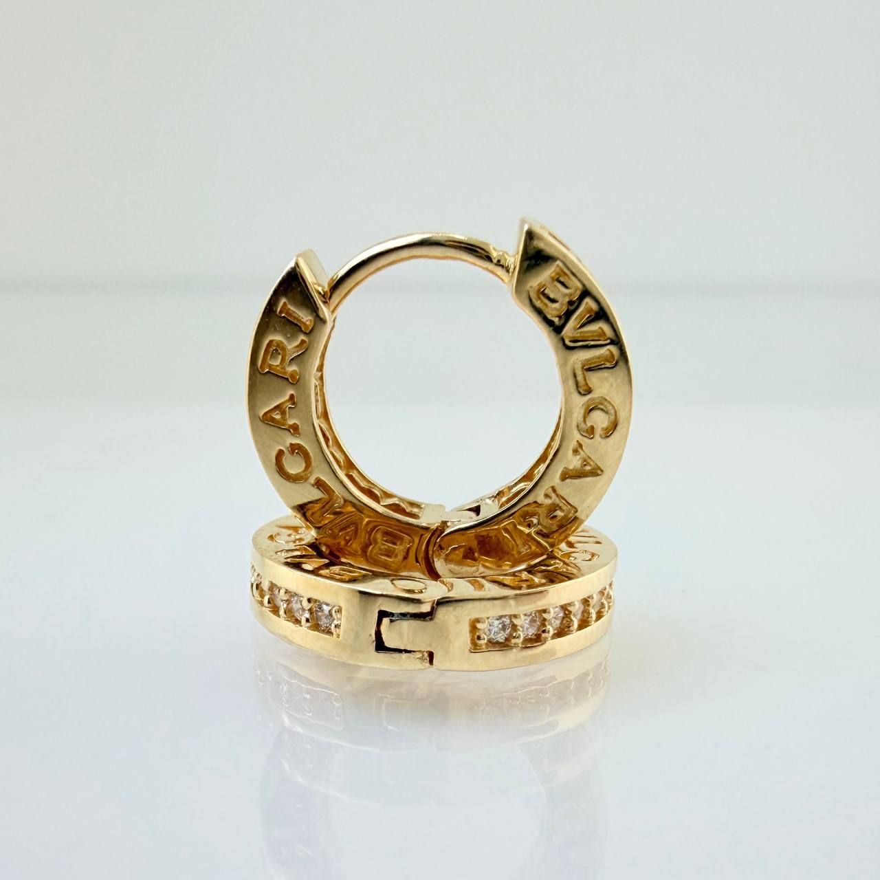 Candongas Linea Bv 4.1gr / 1.3cm / Oro Amarillo 18K $