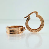 Candongas Bv 6.65gr / 1.8cm / Oro Rosa 18K %
