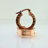 Candongas Bv 6.65gr / 1.8cm / Oro Rosa 18K %