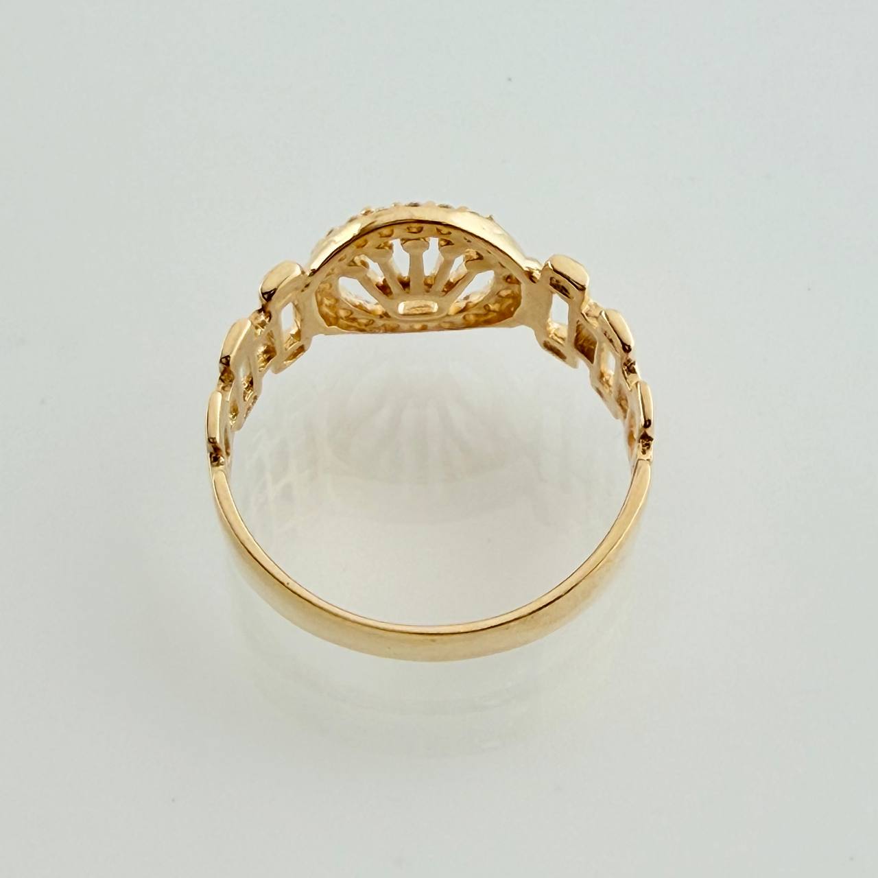 Anillo Correa Corona 2.35gr / T6 / Oro Amarillo 18K %