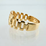 Anillo Correa Corona 2.35gr / T6 / Oro Amarillo 18K %